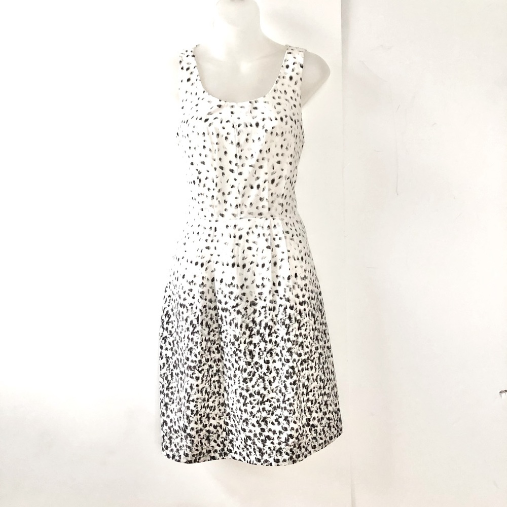 Loft Abstract Print Dress with Pockets!